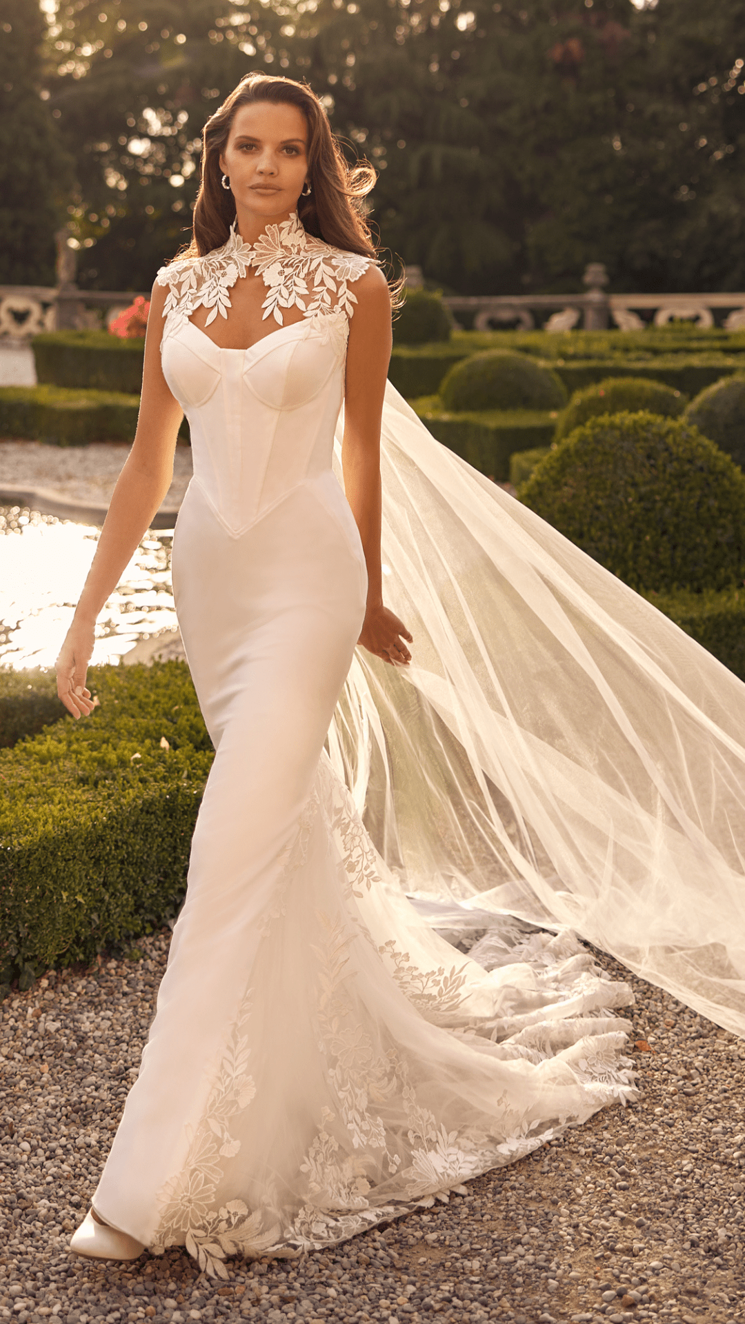 Randy Fenoli wedding dress with unique laces