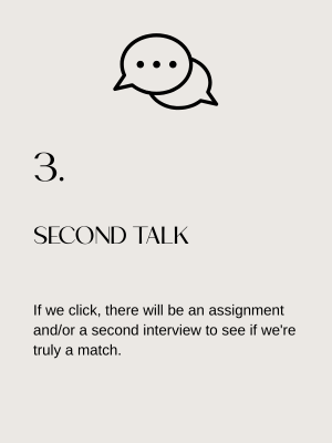 Step 3 of the application procedure of Global Bridal House