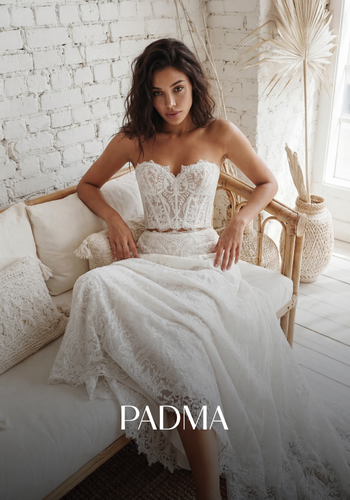 2 piece wedding dress Padma by GBS Herve Paris
