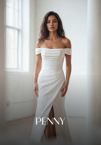 Simple wedding dress Penny by GBS Herve Paris